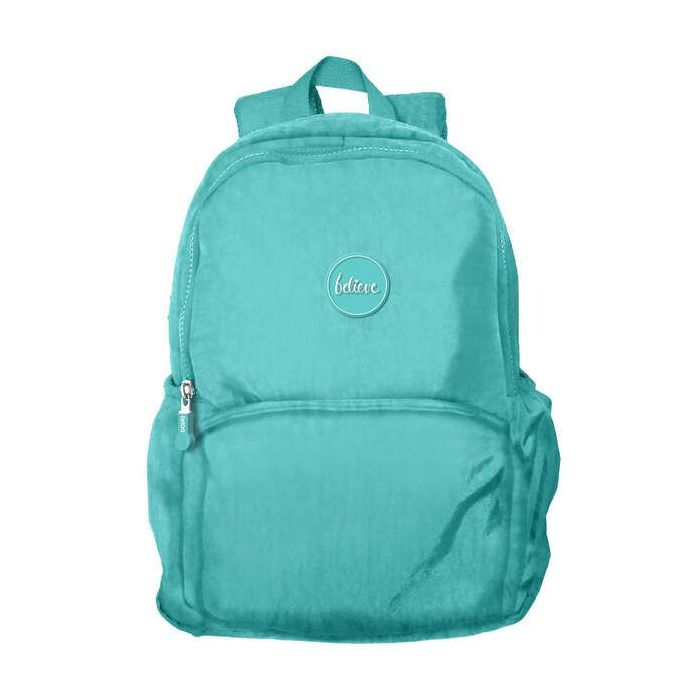Dohe Serie Pastel Mochila Escolar Mediana - 2 Compartimentos - Tirantes Reforzados y Ajustables - Asa Superior - Color Verde Pastel