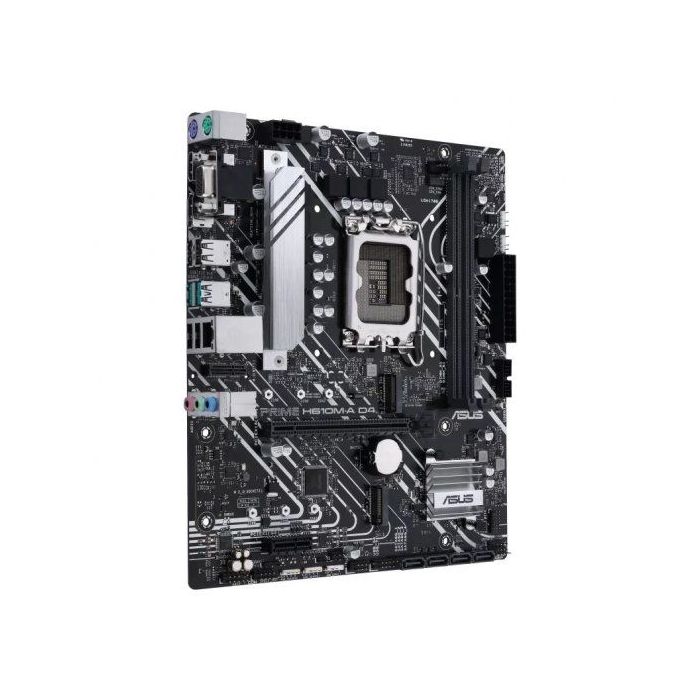 Asus Prime H610M-A D4 CSM Placa Base Intel1700 2x DDR4 - HDMI, M.2, PCIe3.0, 4x Sata III, USB 3.2, MicroATX