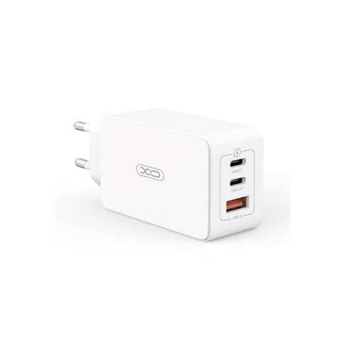 XO Cargador de Carga Rapida 65W Proteccion de Sobretensiones - Color Blanco
