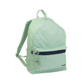 Milan Serie 1918 Mochila Urbana 22L - Bolsillo Delantero + 2 Bolsillos Laterales - Asas Regulables y Acolchadas - Tamaño 41x30x18cm - Color Verde
