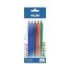 Milan P1 Touch Pack de 5 Boligrafos de Bola Retractiles - Punta Redonda 1mm - Tinta con Base de Aceite - Escritura Suave - 1.200m de Escritura - Color Azul x2, Negro, Rojo y Verde