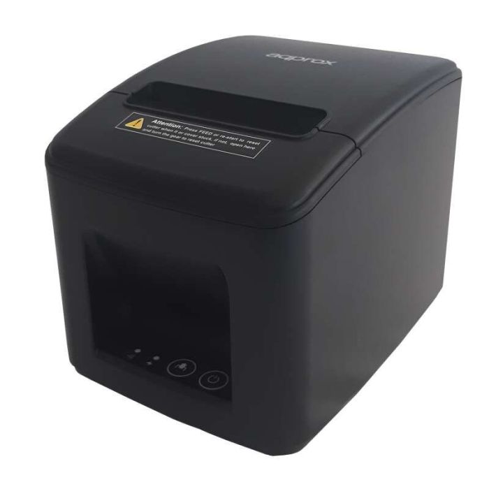 Approx Impresora Termica de Recibos - Resolucion 203dpi - Velocidad 200mm/s - USB, RJ45, RJ11 - Auto-Corte y Corte Manual