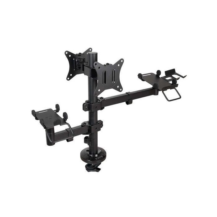Tooq Soporte de Mesa para TPV/Impresora/Pantallas/Terminal/Lector - Color Negro