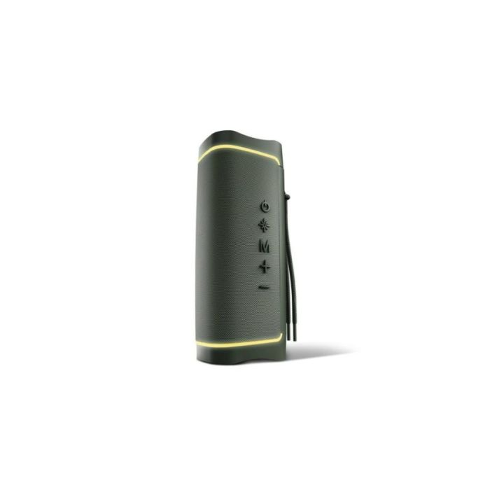 Energy Sistem Altavoz Yume Eco Bluetooth - Plastico 100% Reciclado - 15W - Resistente al Agua IPX6 - TWS - MP3 - MicroSD - Color Verde