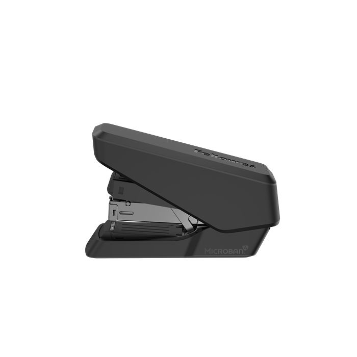 Fellowes Grapadora Sin Esfuerzo de Media Carga para Hasta 40 Hojas - Diseño Duradero y Libre de Atascos - Proteccion Antibacteriana Microban - Utilizable con Grapas 24/6 y 26/6