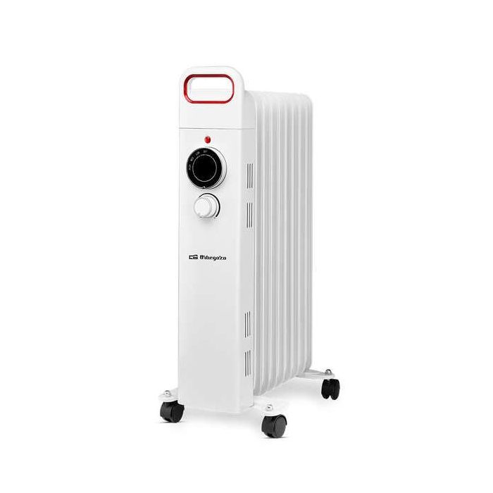 Orbegozo RU 2000 Radiador de Aceite Potente y Seguro - Potencia Maxima 2000W - 9 Elementos Calorificos - Proteccion contra Sobrecalentamiento y Antivuelco - Facil Manejo y Transporte