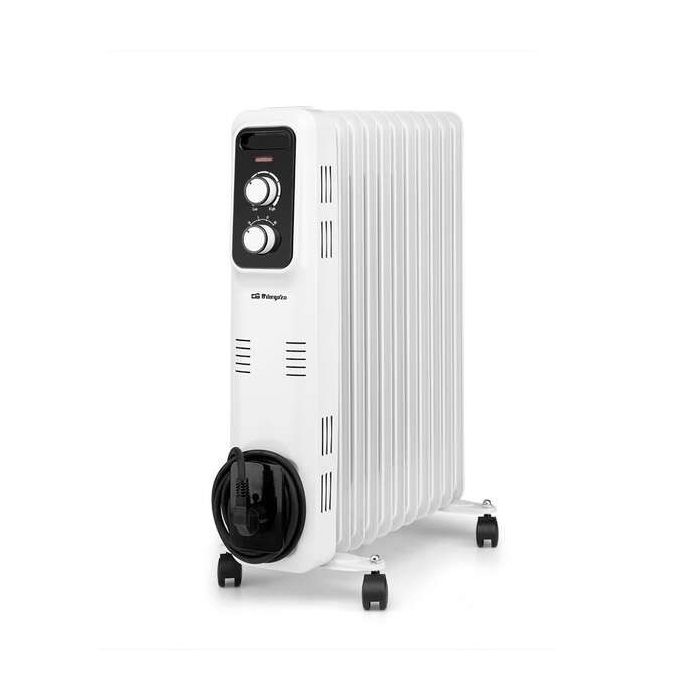 Orbegozo RL 2500 Radiador de Aceite Elegance - Potente y Seguro - Inercia Termica para Dispersion Homogenea del Calor - Facil Manejo y Transporte - Proteccion contra Sobrecalentamiento y Antivuelco