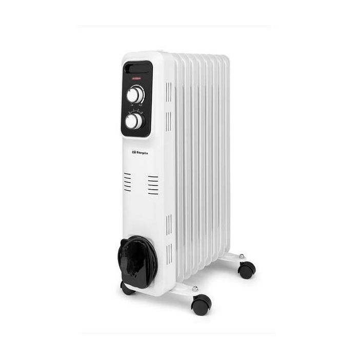 Orbegozo RL 2000 Radiador de Aceite Elegance - Potente y Seguro - Inercia Termica para Dispersion Homogenea del Calor - Facil Manejo y Transporte - Funcionamiento Silencioso y Eficiente