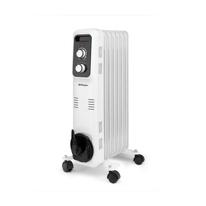 Orbegozo RL 1500 Radiador de Aceite Elegance - Potente y Seguro - Inercia Termica para Dispersion Homogenea del Calor - Proteccion contra Sobrecalentamiento y Antivuelco
