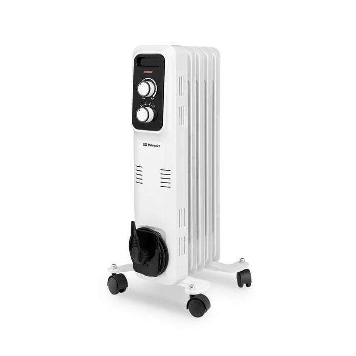 Orbegozo RL 1000 Radiador de Aceite Elegance - Potente y Seguro - Inercia Termica - Proteccion Antivuelco - Facil Manejo y Silencioso