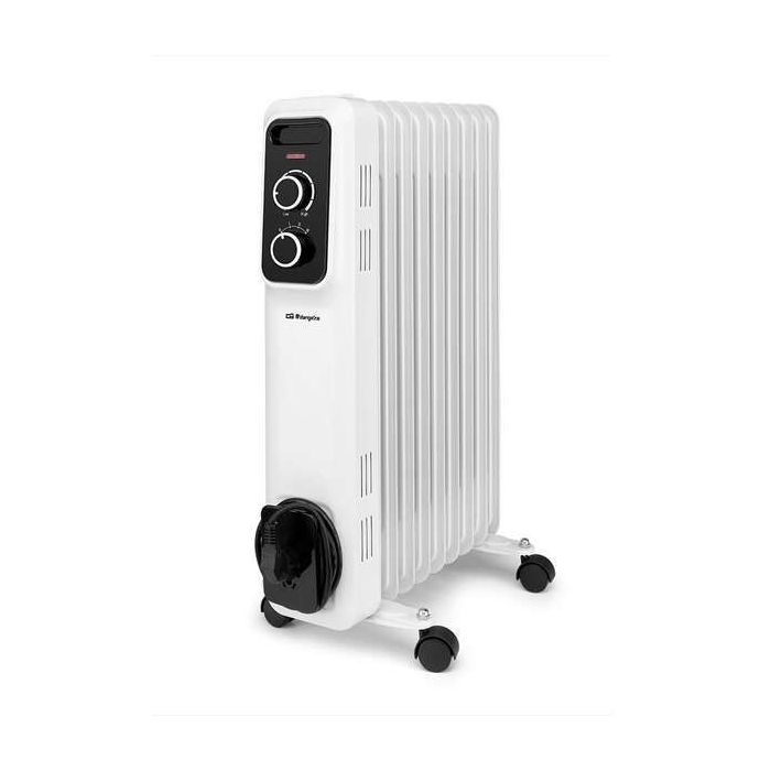 Orbegozo RS 2000 Radiador de Aceite Elegante y Potente - Potencia Maxima 2000W - 9 Elementos Calorificos - Proteccion contra Sobrecalentamiento y Antivuelco - Facil Manejo y Transporte