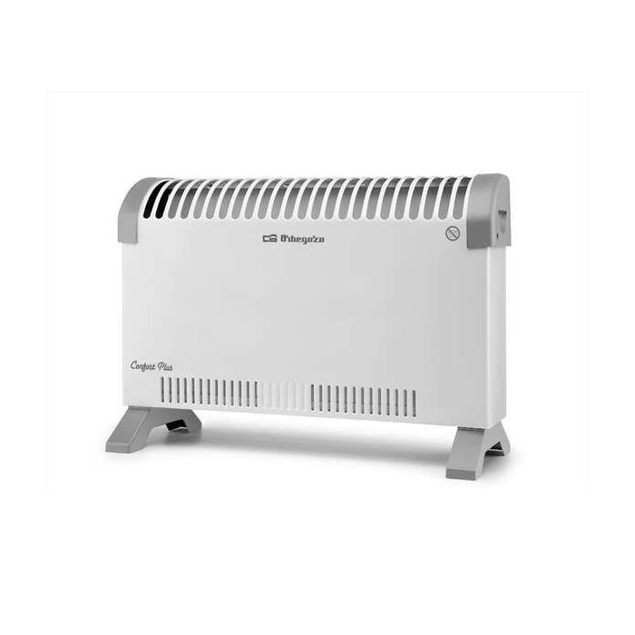 Orbegozo CV 1300 Convector Compacto - Potente Calefaccion con Distribucion Homogenea - Control de Potencia y Termostato Regulable - Seguro y Eficaz