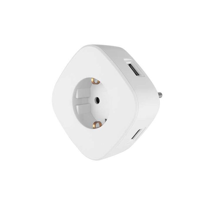 Orbegozo EN 1500 Enchufe 4 en 1 - Carga Multiples Dispositivos Simultaneamente - Compacto y Versatil - Ideal para Viajes y Desplazamientos