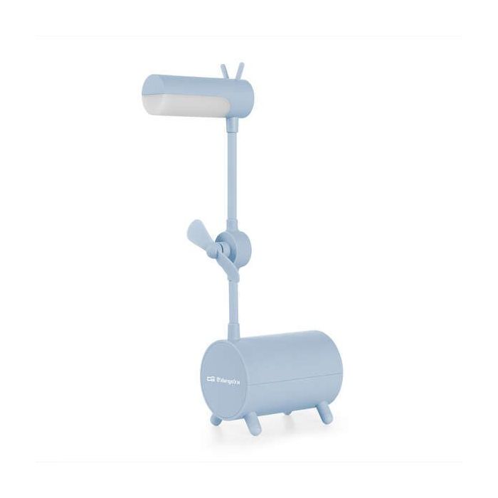 Orbegozo LP 2500 Lampara LED con Ventilador Luz Regulable en 3 Modos y Ventilador Integrado Ideal para Tareas Escolares o Laborales Practico y Moderno