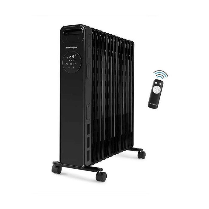 Orbegozo RAD 2510 Radiador de Aceite Digital - Potente y Eficiente - Pantalla LED Tactil - Control Remoto - Temporizador 24H - Proteccion Antivuelco y Sobrecalentamiento
