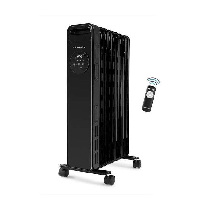 Orbegozo RAD 2010 Radiador de Aceite Digital - Potente y Eficiente - Pantalla LED Tactil - Mando a Distancia - Proteccion Antivuelco y Sobrecalentamiento - Facil Manejo y Transporte