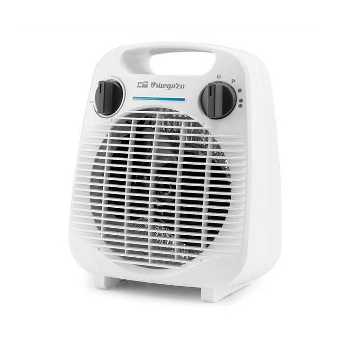 Orbegozo FH 5041 Calefactor Confort Hogar - Potencia 2000W - Termostato Regulable - Funcion Anticongelante - Disfruta de un Hogar Calido y Acogedor en Navidad