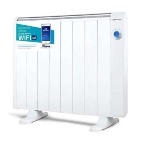 Orbegozo RRW-1500 Wifi Emisor Termico Inteligente - Control por Voz - Deteccion de Ventanas Abiertas - Programacion Diaria y Semanal - 3 Modos de Funcionamiento - Display Digital LCD