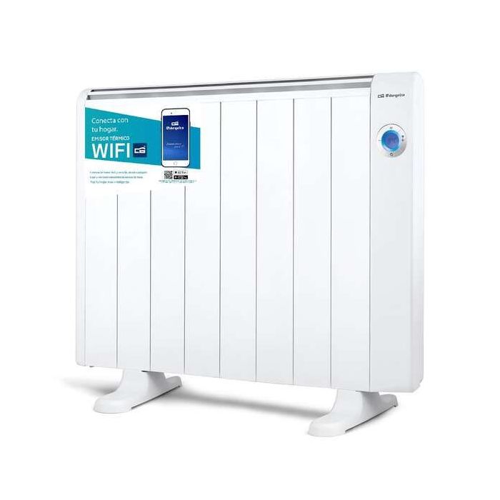 Orbegozo RRW-1500 Wifi Emisor Termico Inteligente - Control por Voz - Deteccion de Ventanas Abiertas - Programacion Diaria y Semanal - 3 Modos de Funcionamiento - Display Digital LCD