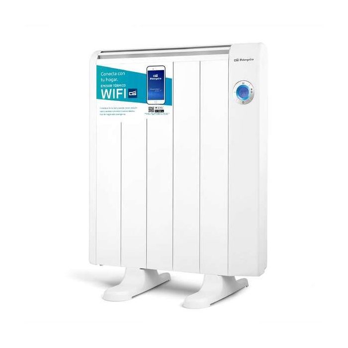 Orbegozo RRW-800 Emisor TermicoWifi RealWarm Elements - Control por Voz con Google Assistant y Alexa - Programacion Diaria y Semanal - Funcion Deteccion de Ventanas Abiertas - Display Digital LCD