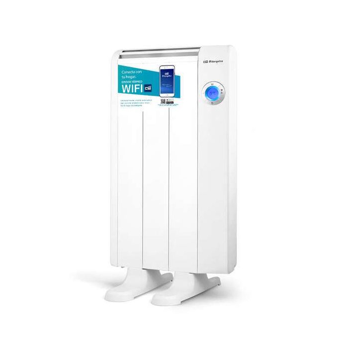 Orbegozo RRW-500 Wifi Emisor Termico Inteligente - Control por Voz - Deteccion de Ventanas Abiertas - Programacion Diaria y Semanal - 3 Modos de Funcionamiento - Cuerpo de Aluminio