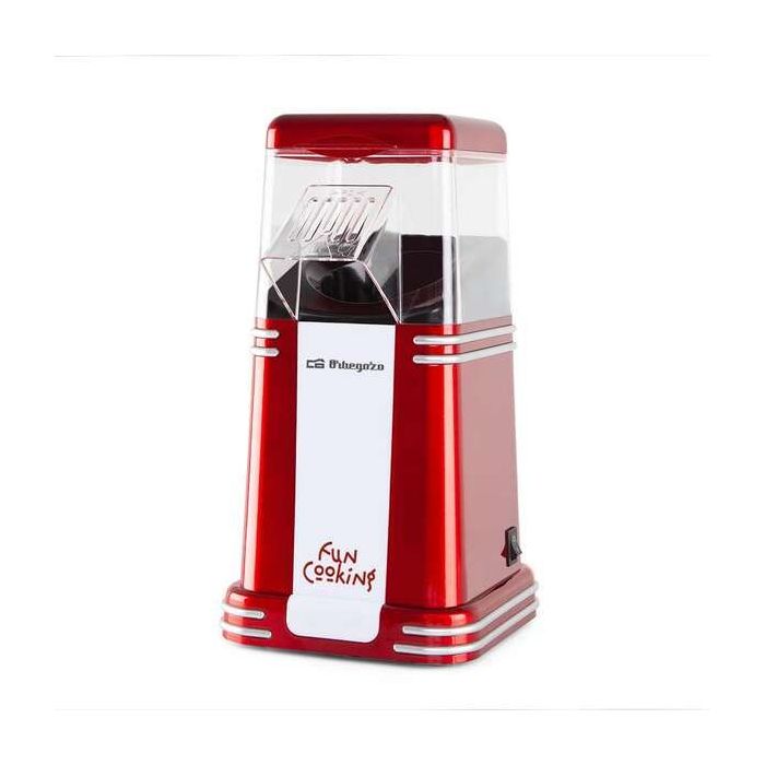 Orbegozo PA 4350 Palomitero Vintage - Prepara Palomitas en 3 Minutos - Diseño Retro y Saludable - Portatil y Facil de Limpiar - Ideal para Casa - Oficina y Camping