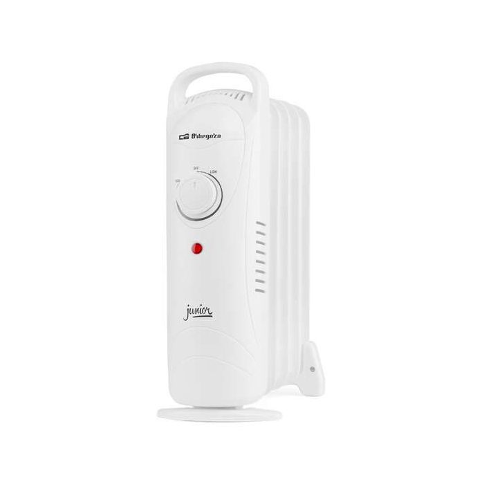 Orbegozo RO 720 Radiador de Aceite Junior Compacto - Potencia 700W - Termostato Regulable - Proteccion contra Sobrecalentamiento - Facil Manejo - Asa para Transporte - Ahorro Energetico