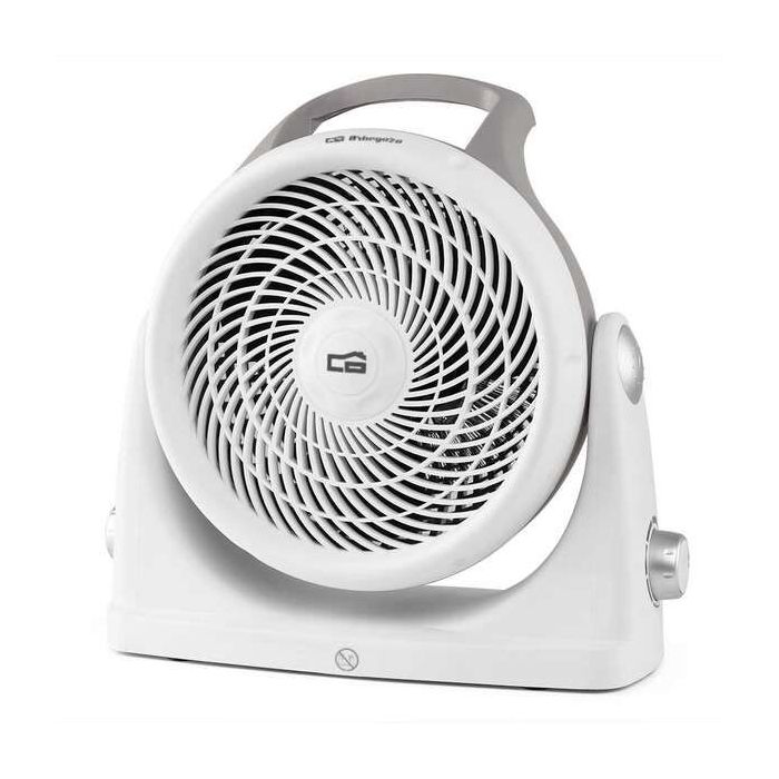 Orbegozo FH 6065 Calefactor Compacto Calor y Ventilacion en un Solo Producto - Potencia 2000W - Selector de 3 Posiciones - Termostato Regulable - Funcion Ventilador de Aire Frio - Asa de Transporte