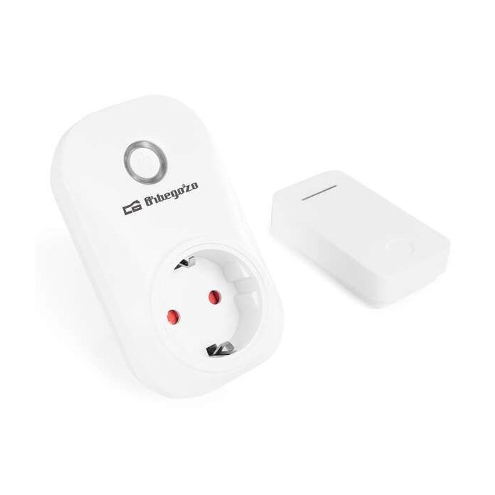 Orbegozo ENM 2000 Enchufe Inteligente con Mando a Distancia - Control sin Pilas - Alcance de 150M - Potencia Maxima 3680W - Proteccion contra Sobrecargas