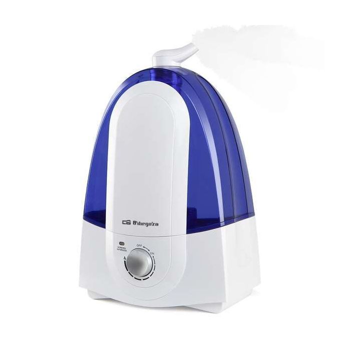 Orbegozo HU 2050 Humidificador Ultrasonico - Regula Humedad y Purifica el Aire - Silencioso - Vapor Frio - Autonomia 17H - Capacidad 52L - Doble Salida Ajustable - Potencia 30W