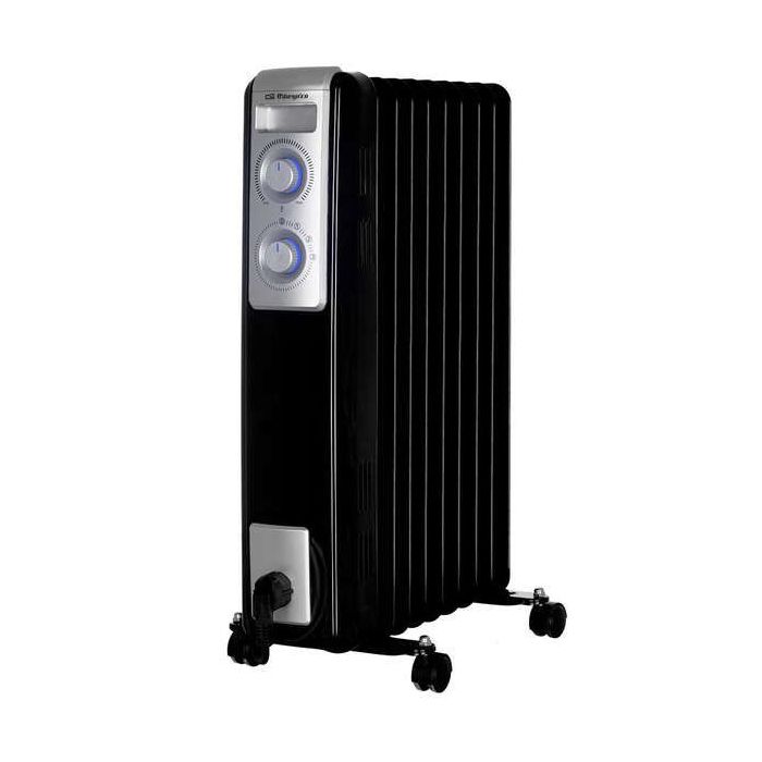 Orbegozo RN-2000 Radiador de Aceite Potente y Silencioso - Potencia Maxima 2000W - 9 Elementos Calorificos - 3 Potencias de Calor - Termostato Regulable - Proteccion contra Sobrecalentamiento
