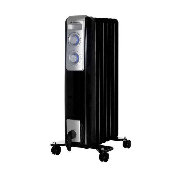Orbegozo RN-1500 Radiador de Aceite Elegance - Potente y Silencioso - Potencia Maxima 1500W - Diseño Moderno - Facil de Transportar - Seguro y Eficiente