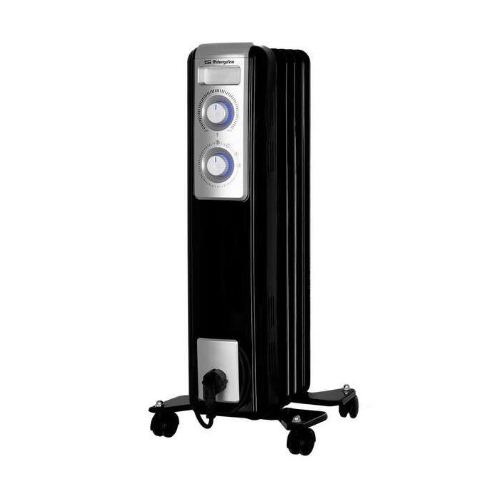 Orbegozo RN-1000 Radiador de Aceite Elegance - Potente y Silencioso - Potencia Maxima 1000W - Diseño Moderno - Termostato Regulable - Proteccion contra Sobrecalentamiento - Facil de Transportar