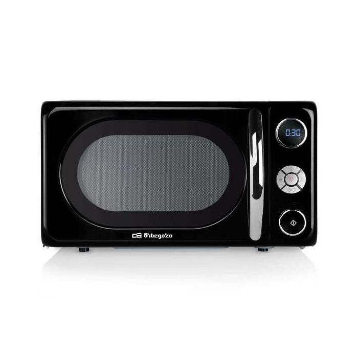 Orbegozo MIG 2044 Microondas Multifuncion Retro - Potencia 1000W - Grill 900W - Capacidad 20L - 10 Niveles de Potencia - Temporizador Digital - Diseño Vintage Años 60