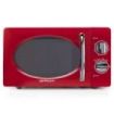 Orbegozo MI 2020 Microondas Vintage Rojo - 20L - 700W - 6 Niveles de Potencia - Temporizador 30min - Descongelacion Rapida - Diseño Años 60
