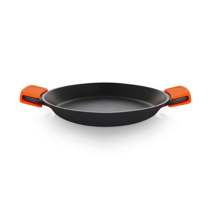 Orbegozo PDA Paellera de Aluminio Fundido - Versatilidad y Durabilidad en tu Cocina - Asas de Silicona - Antiadherente Libre de Pfoa - Apta para Todo Tipo de Fuegos - Lavavajillas y Horno