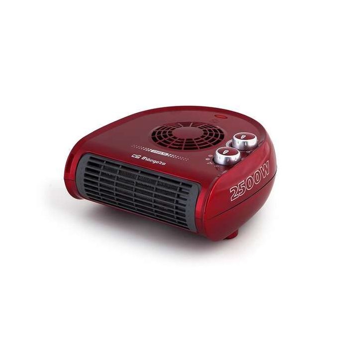 Orbegozo FH 5030 Calefactor Confort Calor Instantaneo y Ventilador de Aire Frio - Potencia Maxima 2500W - Selector Rotativo de 3 Posiciones - Termostato Regulable