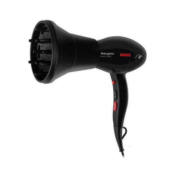 Orbegozo SE 2205 Secador Profesional - Potente Motor AC - Golpe de Aire Frio - 2 Concentradores y Difusor - Proteccion contra Sobrecalentamiento - Diseño Elegante y Seguro para un Secado Profesional