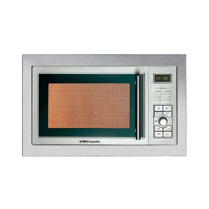 Orbegozo MIG 2325 Microondas Encastrable - Potencia y Seguridad para tu Hogar - 8 Niveles de Potencia - 9 Menus de Coccion Rapida - Sistema de Seguridad para Niños - Durabilidad en Acero Inoxidable