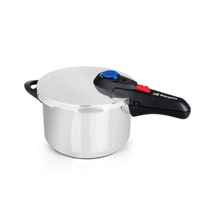Orbegozo HP 6006 Olla Super Rapida - Capacidad 6 Litros - Cinco Sistemas de Seguridad - Fondo Termo Difusor - Apto para Todo Tipo de Fuegos