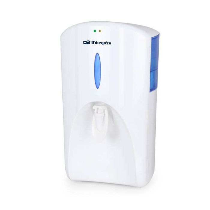 Orbegozo DA 5650 Dispensador de Agua Purificada Fria y Saludable - Filtra Cloro y Cal - Deposito de 8 Litros - Refrigeracion hasta 15ºc - Facil Limpieza y Llenado