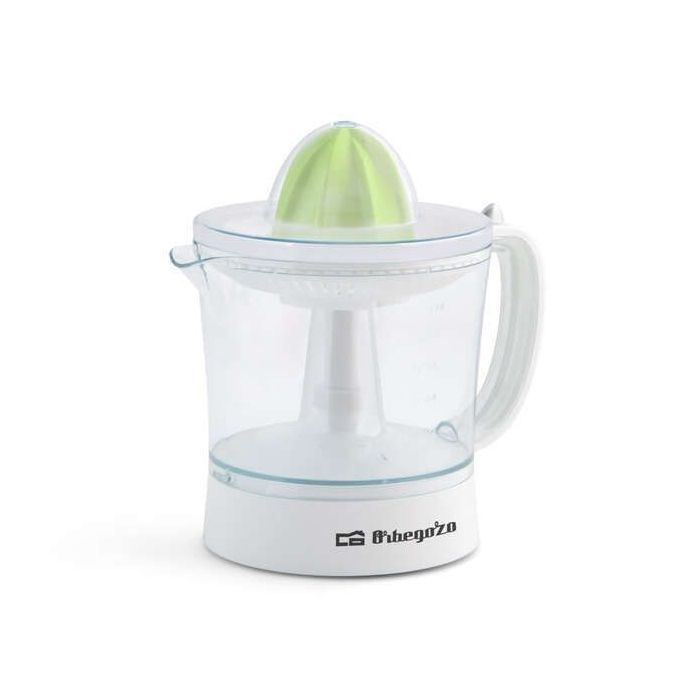 Orbegozo EP 2210 Exprimidor de Zumo Practico y Potente - Potencia 25W - Capacidad 1 Litro - Funcion Automatica de Giro y Arranque - Regulador de Pulpa - Accesorios Lavables en Lavavajillas