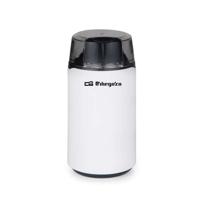 Orbegozo MO 3200 Molinillo de Cafe - Potencia de 200W para Molienda Fina - Cuchilla de Acero Inoxidable Duradera - Diseño Compacto y Funcional para tu Cocina