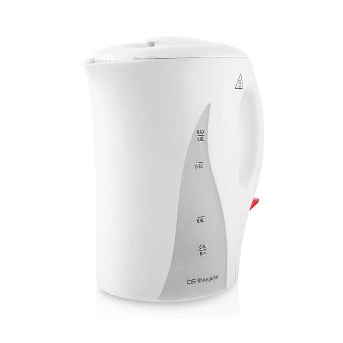 Orbegozo KT 4100 Hervidor de Agua Eficiente - Rapida Ebullicion - Apagado Automatico - Diseño Elegante y Facil Limpieza Maxima Comodidad en tu Hogar