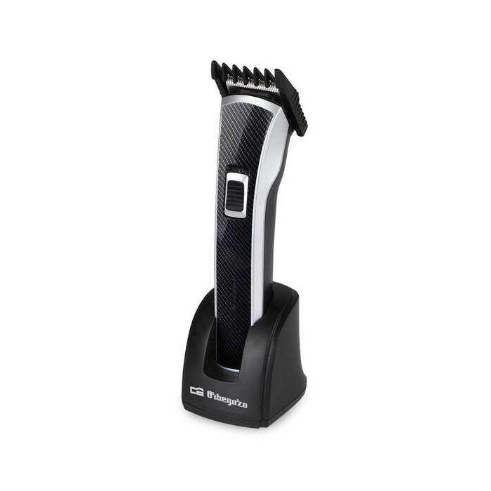 Orbegozo CTP 1200 Cortapelos Electrico Recargable Resistente al Agua Corte Preciso y Comodo con 5 Posiciones de Corte - Cabezal y Cuchillas Extraibles - y Luz Indicadora de Carga
