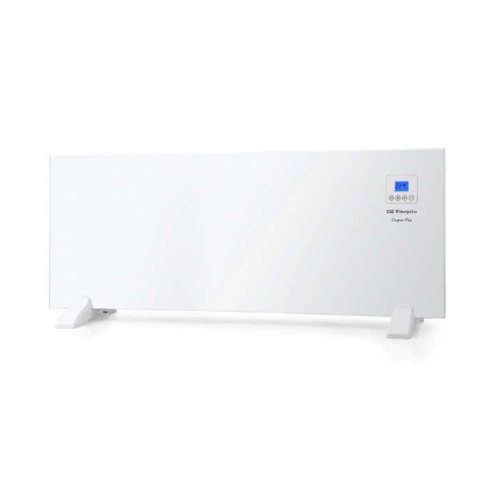 Orbegozo REH 2000 a Panel Radiante - Confort y Eficiencia en tu Hogar - Diseño Slim y Mando a Distancia - Programacion Diaria y Semanal - Proteccion contra Sobrecalentamiento - Potencia de 2000W
