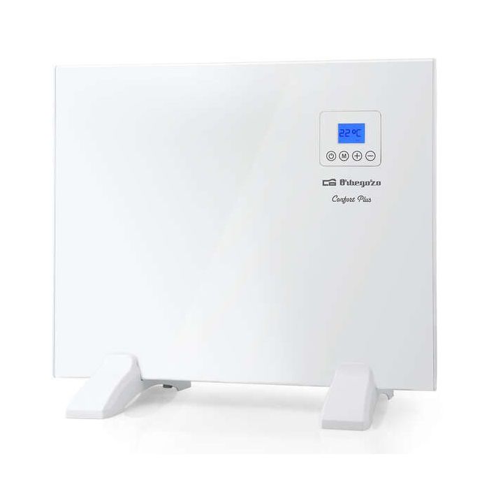 Orbegozo REH 500 a Panel Radiante - Diseño Slim en Blanco - Mando a Distancia - Programacion Diaria y Semanal - Proteccion contra Sobrecalentamiento - Potencia 500W