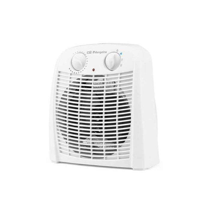 Orbegozo FH 7000 Calefactor Baño IP-21 - Potencia 2000W - 2 Niveles Calefaccion - Modo Ventilador - Termostato Ajustable - Seguridad Sobrecalentamiento