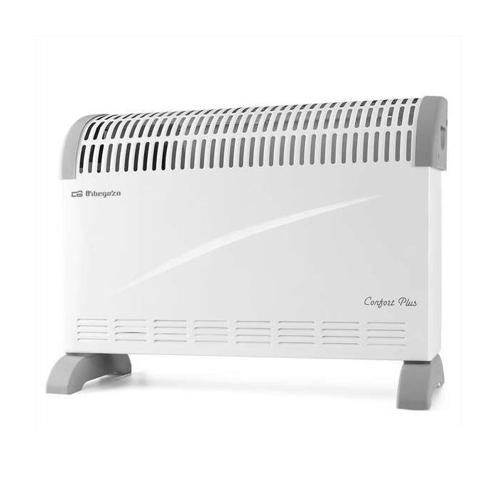 Orbegozo CV 2300 B Convector Calor Homogeneo - Potencia 2000W - 3 Niveles de Potencia - Termostato Regulable - Proteccion contra Sobrecalentamiento - Silencioso y de Bajo Consumo