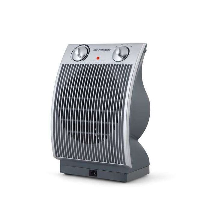 Orbegozo FH 6035 Calefactor Compacto y Oscilante - Calor Instantaneo - Termostato Regulable - Funcion Ventilador - Proteccion contra Sobrecalentamiento - Equipo Ideal para Combatir el Frio Invernal